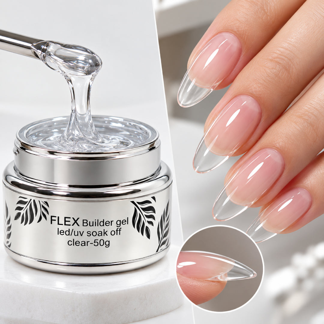 Flex LED/UV Soak-off Builder Gel - Clear