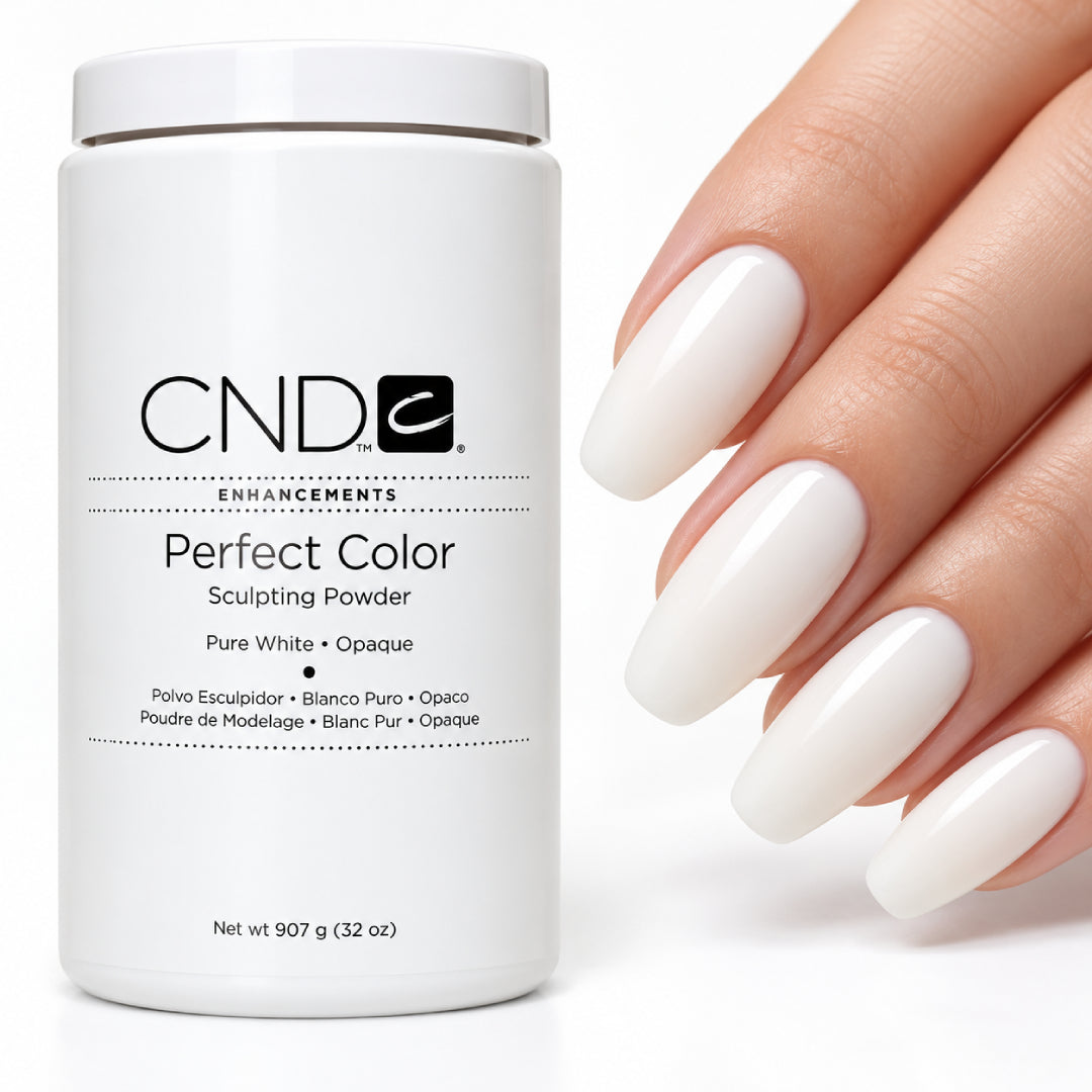 CND Perfect Color Sculpting Acrylic Powder - Pure White Opaque (32 oz)