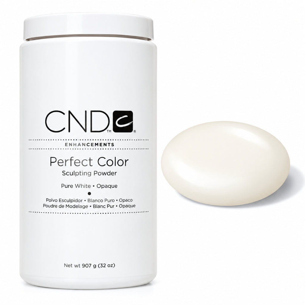 CND Perfect Color Sculpting Acrylic Powder - Pure White Opaque (32 oz)