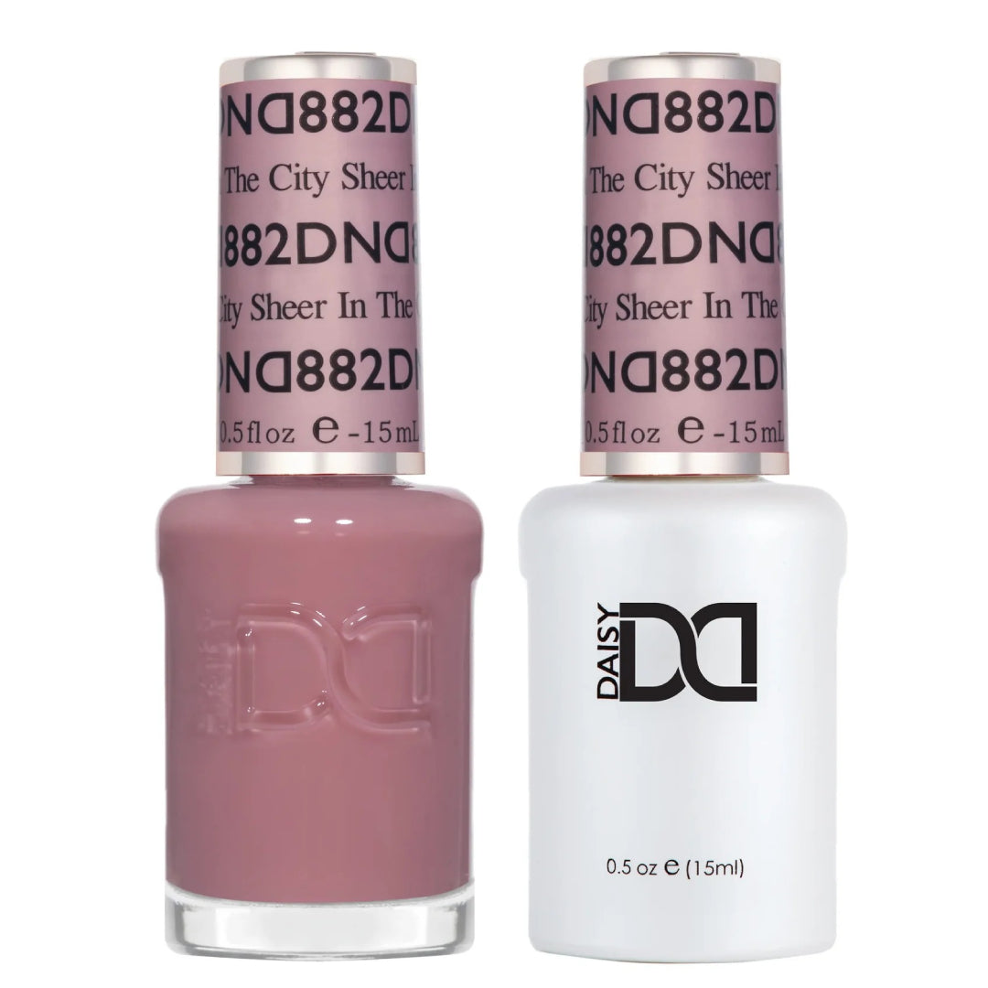 DND - Sheer Gel Polish & Nail Lacquer - Sheer In The City - #882