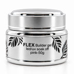 Flex Pink Builder Gel 50g, Russian Manicure Gel, pink builder gel, natural pink builder gel, Russian manicure builder gel