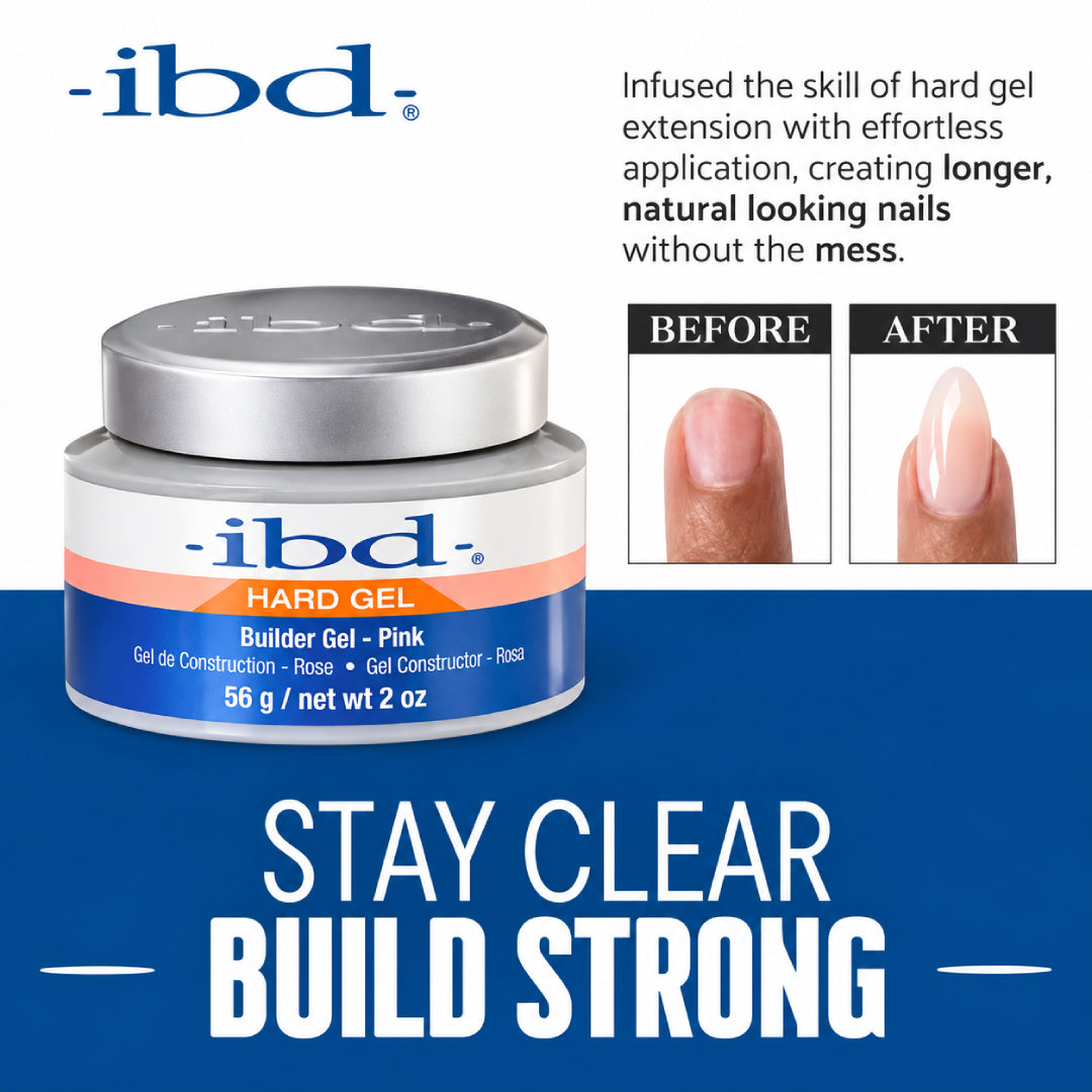 IBD Pink Builder Gel