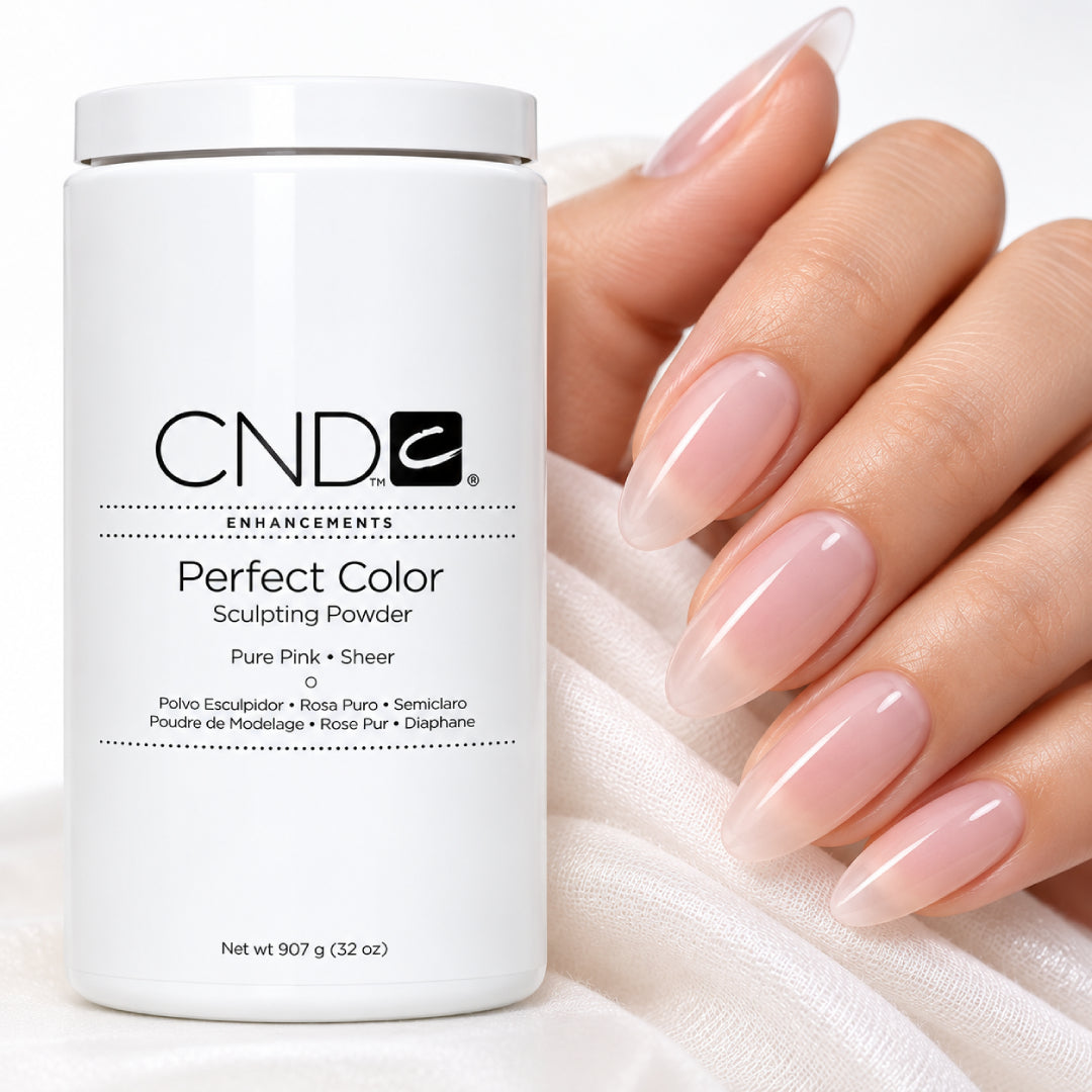 CND Perfect Color Sculpting Acrylic Powder - Pure Pink Sheer (32 oz)