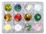 Mixed Winter Snow Flake Holographic