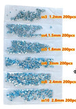 Multi Size Glass Nail Rhinestone