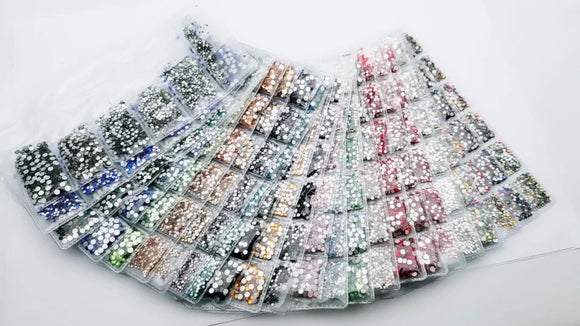 Multi Size Glass Nail Rhinestone